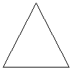 Isosceles Triangle:      